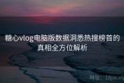 糖心vlog电脑版数据洞悉热搜榜首的真相全方位解析