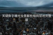 关键数字曝光全景解析暗网禁地完整版