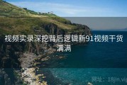 视频实录深挖背后逻辑新91视频干货满满