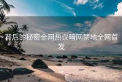 背后的秘密全网热议暗网禁地全网首发