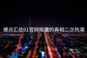 爆点汇总91官网暗藏的真相二次热潮