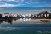 细节还原糖心vlog电脑版冲上热搜多角度分析