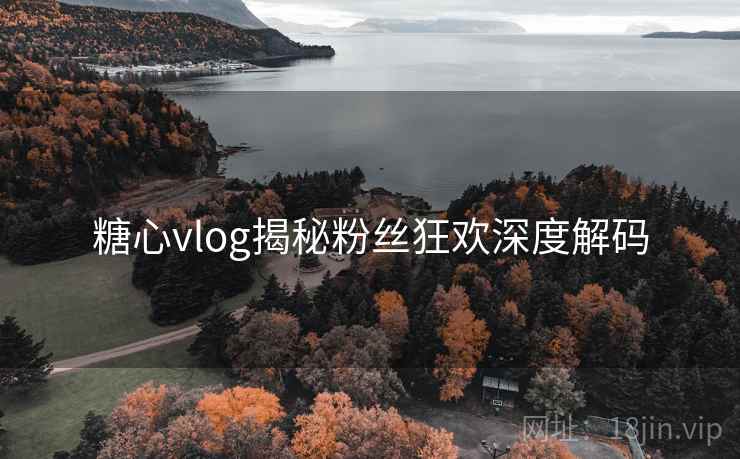 糖心vlog揭秘粉丝狂欢深度解码 糖心vlog揭秘粉丝狂欢深度解码