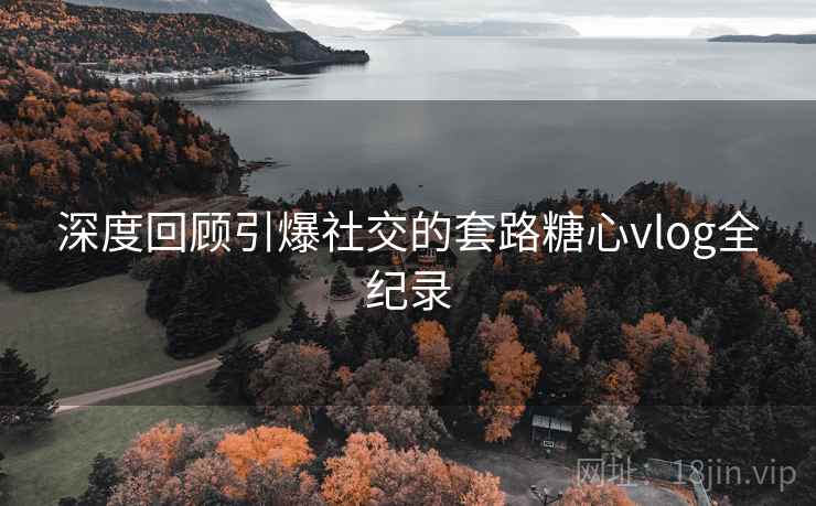 深度回顾引爆社交的套路糖心vlog全纪录 深度回顾引爆社交的套路糖心vlog全纪录